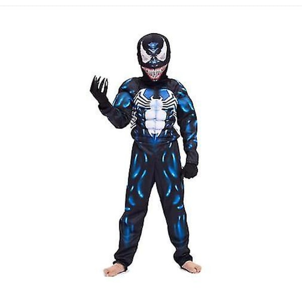 Venom Muscle Kids Cosplay kostume L