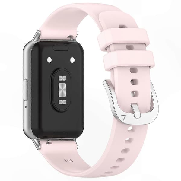 Blød silikone erstatningsrem til fitness-tracker-kompatible enheder Light pink