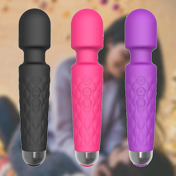 100% uusi, sacknove 8 nopeutta 20 taajuutta tehokas USB-lataus silikoninen värähtelevä Red