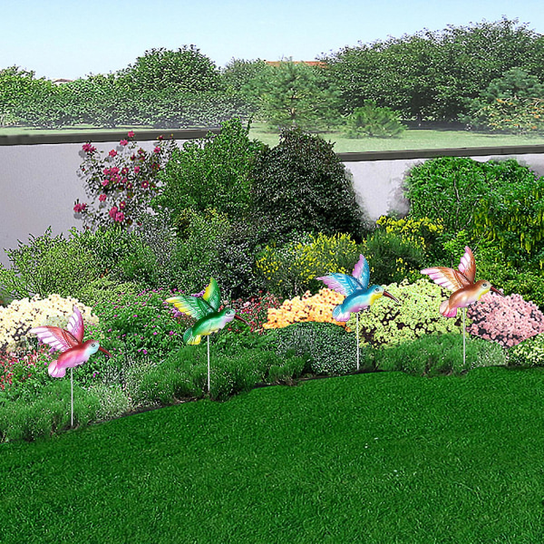 Hummingbird Stake Windmill Ig Populär Parterre- Blomkrukor Dekorationer