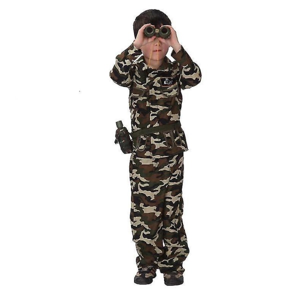 Halloween Kids Soldiers Clothes Police Special Force