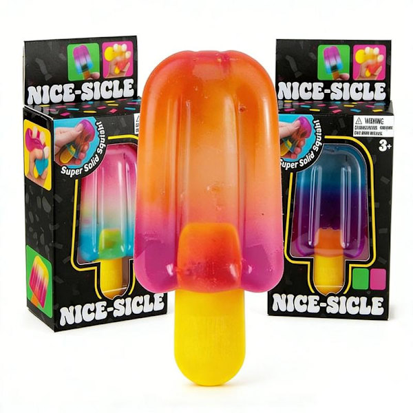 Ice Cream Squeeze Squishy Pinky Decompression Leksaker-blå blue