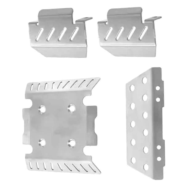 Metallchassikit + Axelkåpskit för 1/8 Allrock 1/8 H8h V1v2 RC Bildelar