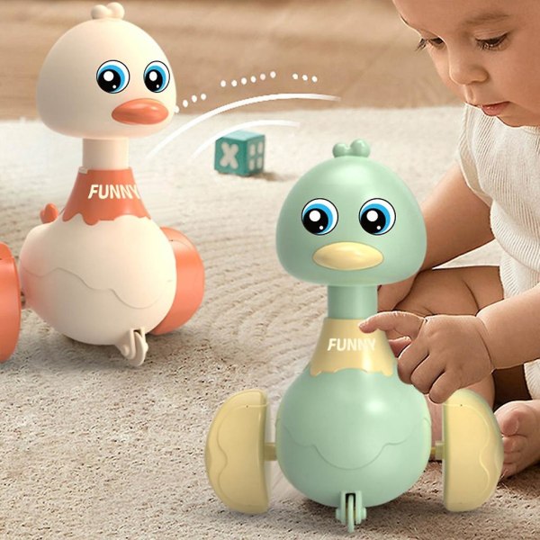 Baby Legetøj And Figur Gaver Tryk og gå med lyd dyrepædagogisk legetøj