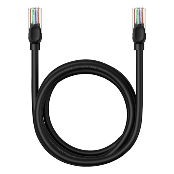 BASEUS 2 m Cat5 RJ45 Netværkskabel Sort