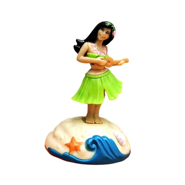 Hula-flicka Dashboard Bobbleheads Skakande Prydnad Figuriner Gåvor Dansande Leksak Hula-dansare Flicka För Hem Bil