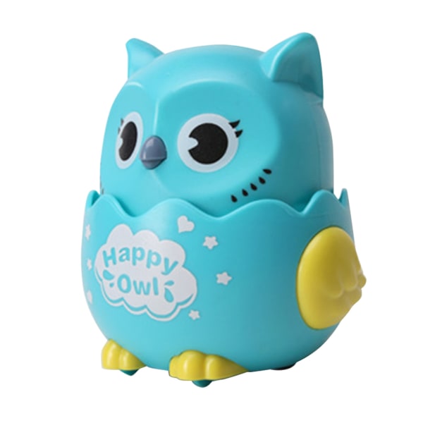 Pressande Owl Toy Pull Back Liten och bärbar present Söt Owl Partner för barn