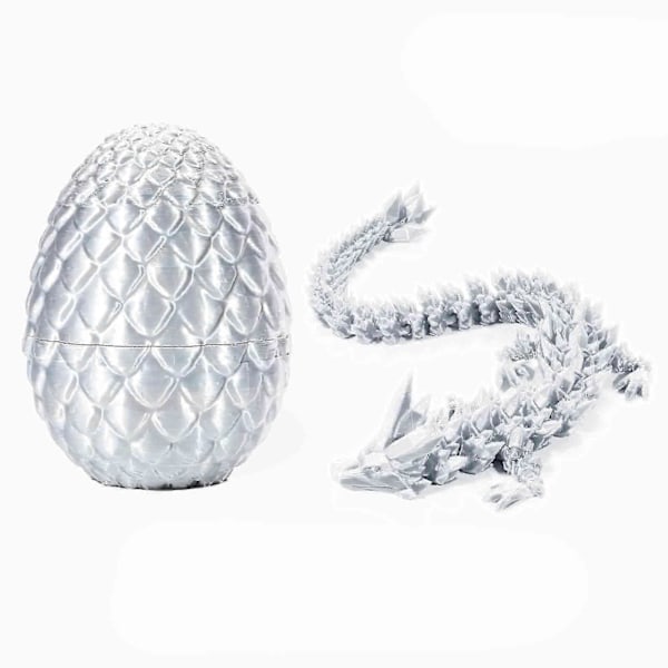 3D-printet Leddet Drage med Drageegg 3D-printet Drakekrystal 5