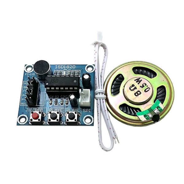 Main Chip Isd1820 Inspelningsmodul med mikrofon & högtalare för Arduino