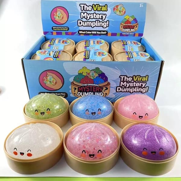 The Original Mystery Dumpling Galaxy Edition | Viral Squishy Fidget Toy Blind Box