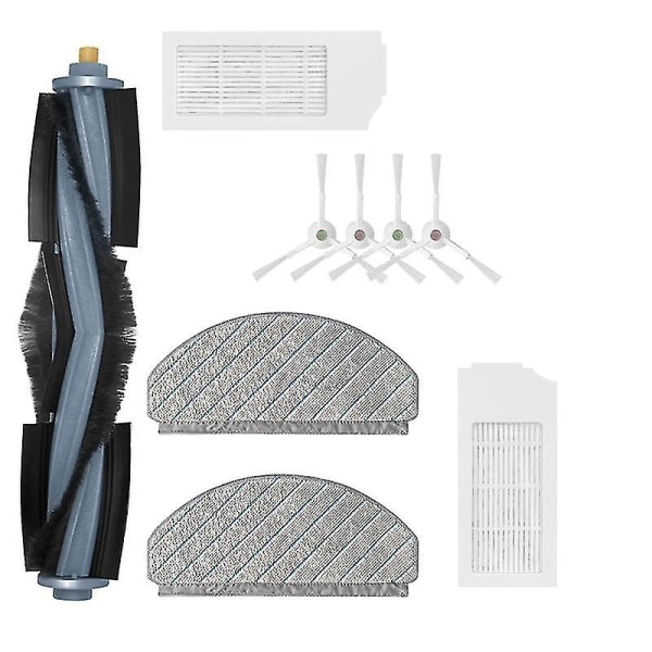 Deebot T10 Plus -robotti-imurin varaosat ja tarvikkeet - pääharja, sivuharja, HEPA-suodatin