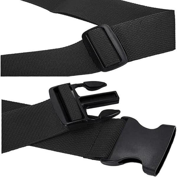 4-pakning Koffertstropper for Kofferter Stropper Reisebelte Tilbehør multiduty Black