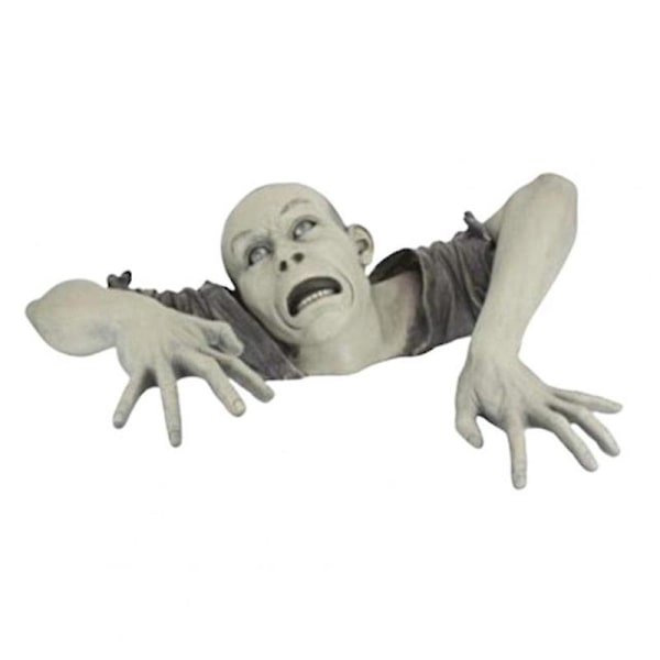 Kreativ Zombie Horror Terror Livagtig Skulptur Have Resin Sjov Zombie