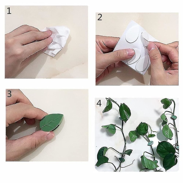 50 stk. planteveggklatreklips, grønne vinklips, usynlige planteclips, planteveggklatrefikseringsklips, planteveggklips, vinkroker
