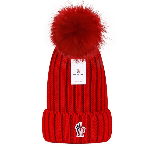 Barnmössa Par Knitted Hat Höst Vinter Varma Mössa Herr Dam Mössa red Small label