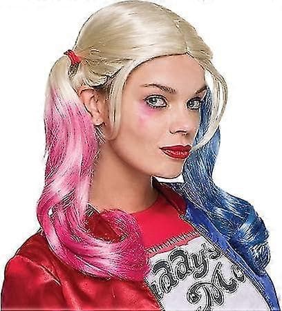 Polyester Harley Quinn Paryk (voksen)