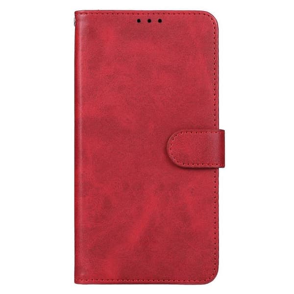 Lærtelefondeksel til Blackview Oscal C70 Red