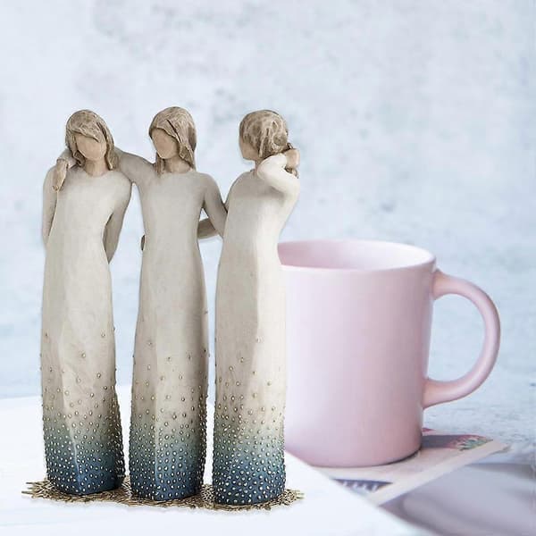 Tre systrar figur staty skulptur heminredning prydnad