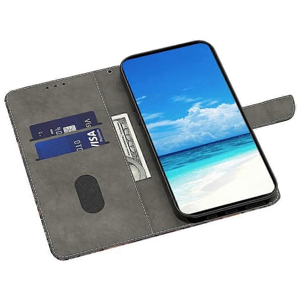 Plånboksfodral för Samsung Galaxy A16 5G 4G med Ställ och Mönstertryck i PU-läder Multicolor Gradient