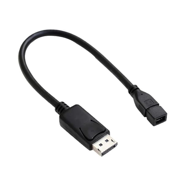 Bærbar Mini DisplayPort til Thunderbolt 2 Han til Hun DP Konverter Adapter