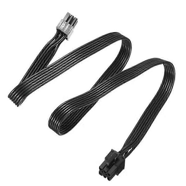 PCIe 6-pin til 6-pin strømforsyningskabel GPU 6-pin til 6-pin PSU-modulærkabel 50CM