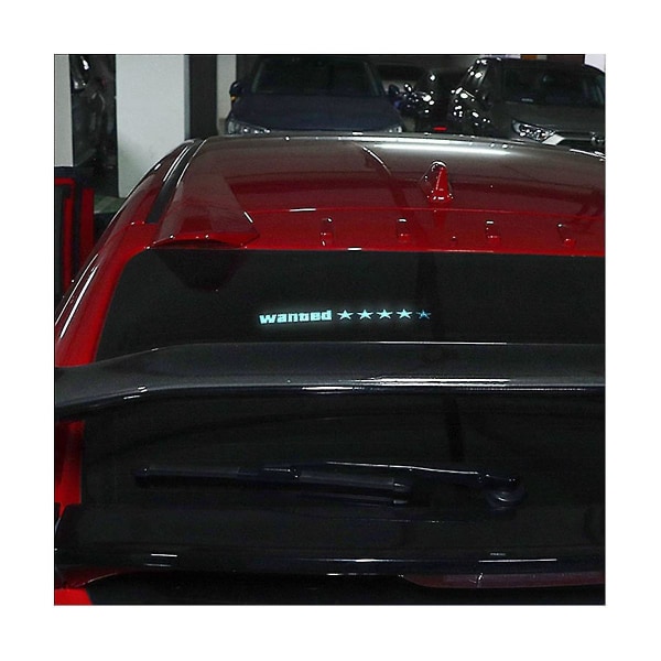 Frontrute Elektrisk Ønsket Bil Led Lys Opp For Jdm Gløde Panel Dekor Tilbehør Black