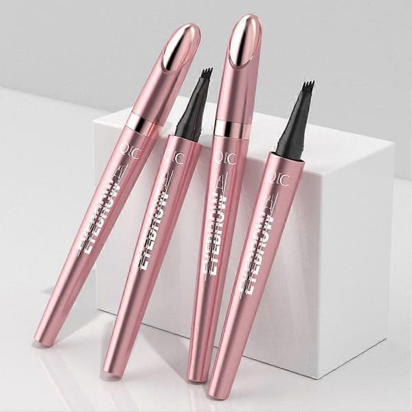 QIC 4-tupps Microblading Brynnpenn - Vanntett Langvarig for Naturlige Bryn 5