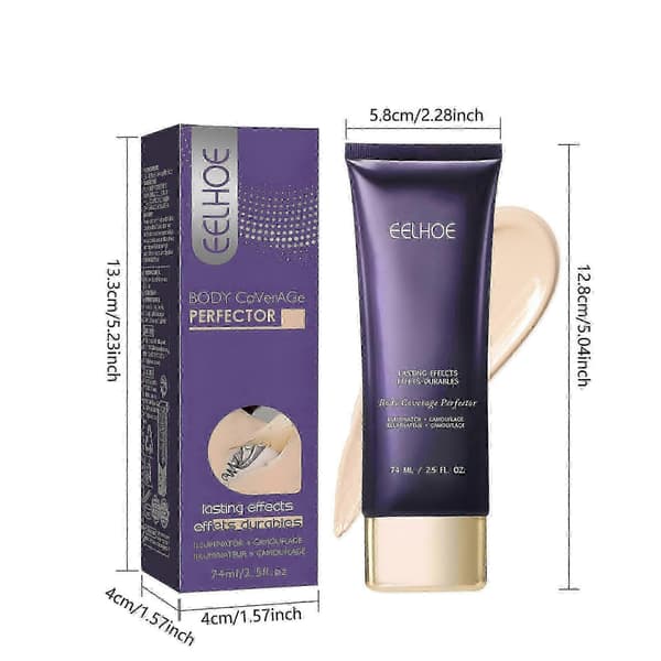 Vanntett kroppsdekker perfekt for bensår og kroppsår, bD. Ivory White