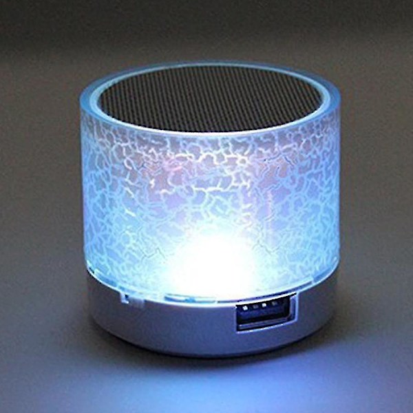 Rosa bärbar Bluetooth-högtalare trådlös ljudlåda lykta surround stereo subwoofer med