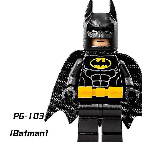 8 kpl/setti Superhero-sarjan toimintahahmojen rakennuspalikat Klovni Batman Harley Quinn Kokoonpano Minifigures Keräilymallit Lelut Lapset Fanit Lahja