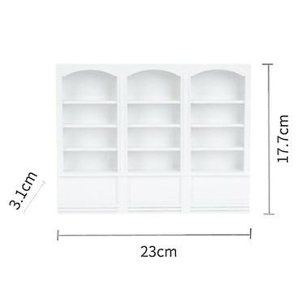 Miniature Furniture Toy Dolls House DIY Decoration Accessories Mini 1:12 Triple Cabinet Boy Shelf