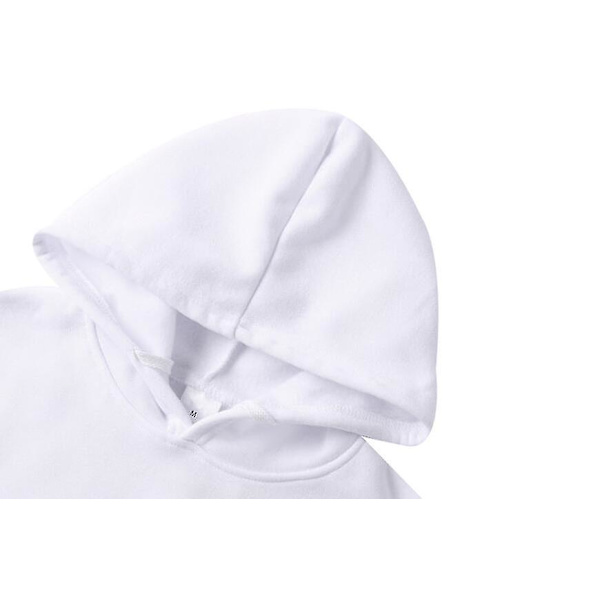 Herrkläder Casual enfärgad långärmad träningsdräkt huvtröja set beige S