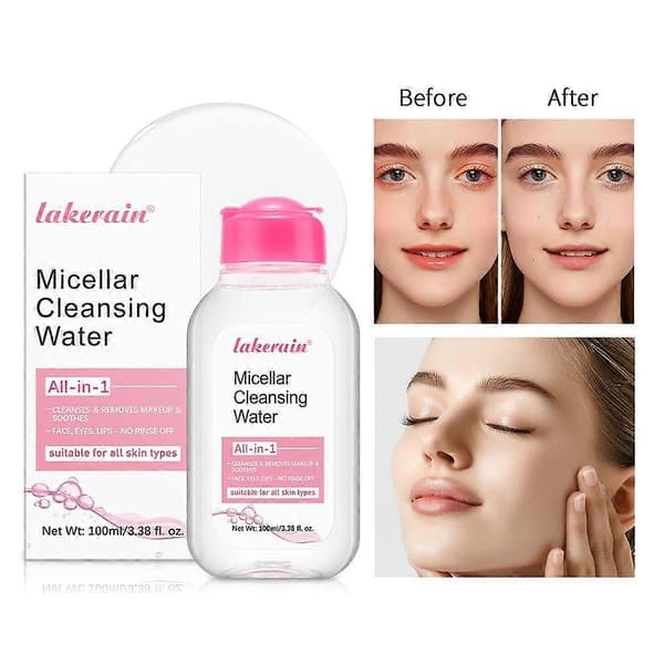Micellar rensevand 100ml - Skånsom ansigts- og øjenmakeupfjerner