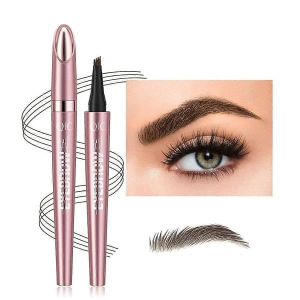 QIC 4-tupps Microblading Brynnpenn - Vanntett Langvarig for Naturlige Bryn 6
