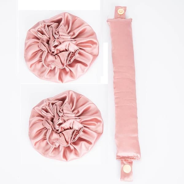 Lockband i siden, 1-set Rosa