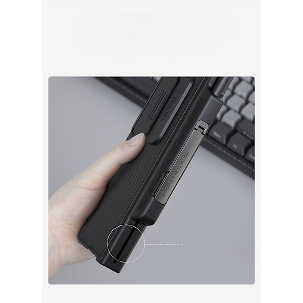Til Samsung Galaxy Z Fold 4 Etui Med Slide Kamera Cover