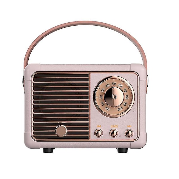 Kreativ retro trådlös Bluetooth-högtalare mini bärbar mobiltelefon subwoofer utomhus Sma