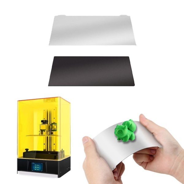 Resin Magnetisk Fleksibel Stålplade Flex Seng Til Anycubic Mono X Creality 1 Sæt