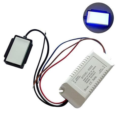 300W Bryterspeil for berøringssensor for LED-lys Speil frontlykt Dark Grey
