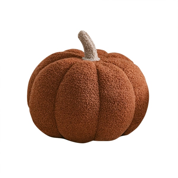 Leksaker Fluffy- Fylld pumpa-dekor, mjuk Thanksgiving Halloween-pumpa-dekor soffkudde, Little Thing Pumpkin-kastkudde Heminredningsfest