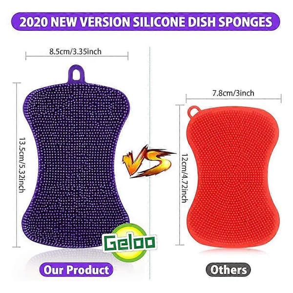 Större Silikonsvamp, för Diskning Köksredskap