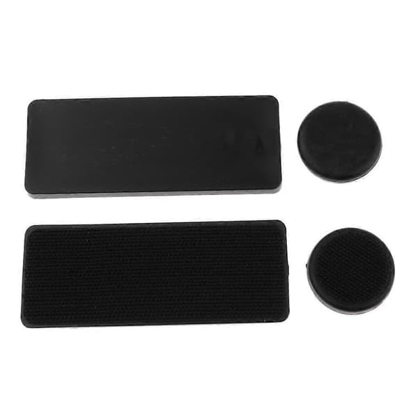 Slitstark Longboard POB Fingers Palm Slide Pucks Set för Downhill 4Pcs Black Rectangle