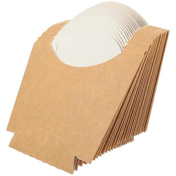 Western Food Boxes Kraftpapper Party Snack Boxes för packning 100 st