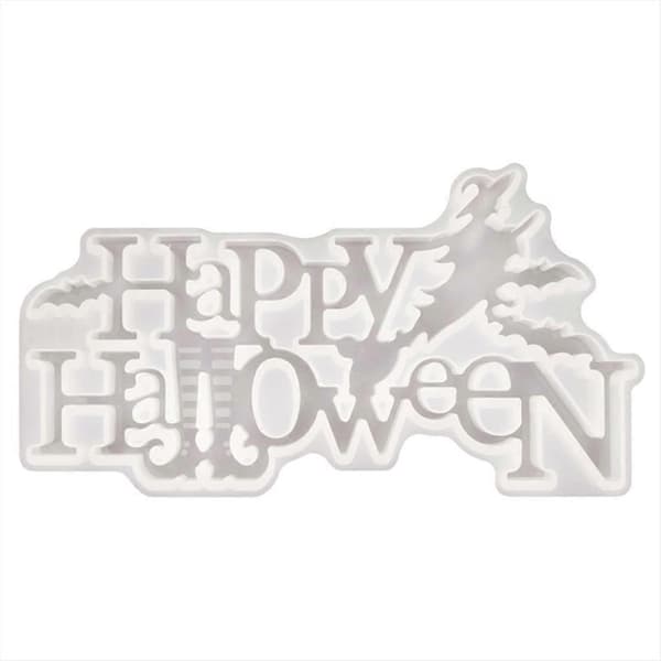 DIY Epoxy Form Halloween Bogstavform Juleheks Engelsk Bogstavsæt Form