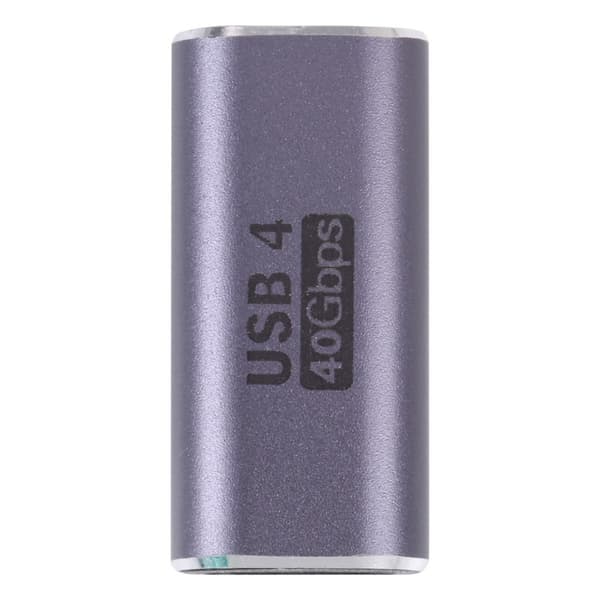 USB-C Hann - USB-C Hunn Adapter Vinkel USB 4.0 Aluminium Blå size 30