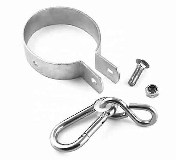 2-pak gyngekroge med karabinhage til runde bjælker 120mm