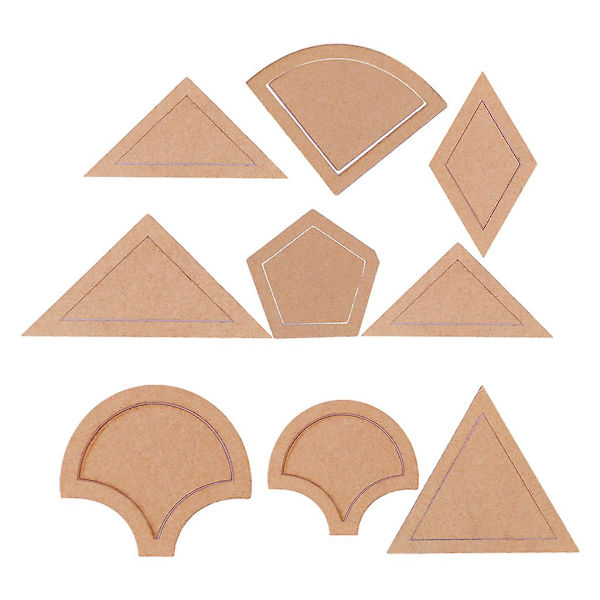 27 st/set Skräddarsydda syverktyg Quilting Patchwork Linjaler Hantverk Diy Handgjorda Till
