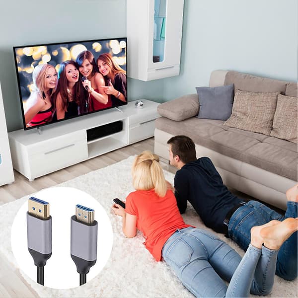 HDMI-kompatibel adapteromvandlare Full HD 4k60Hz förlängningskabel stöder HD-ljudvideo Default