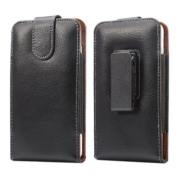 Split Læder Pung Cover Holster med Bælteklips til iPhone 6s Plus/6 Plus osv.