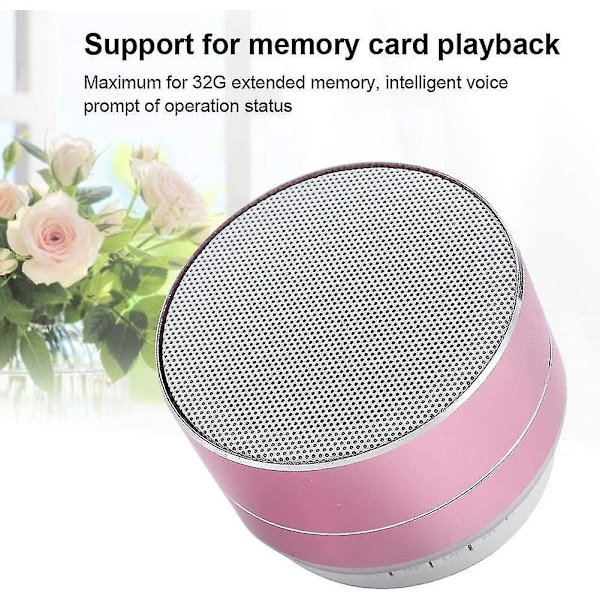 Notebook-högtalare, multifunktionell högtalare, metall Bluetooth-högtalare trådlös plugin-kort